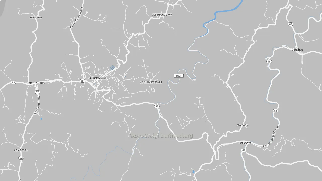 Transit Grade map of Lockhart Flats, VA