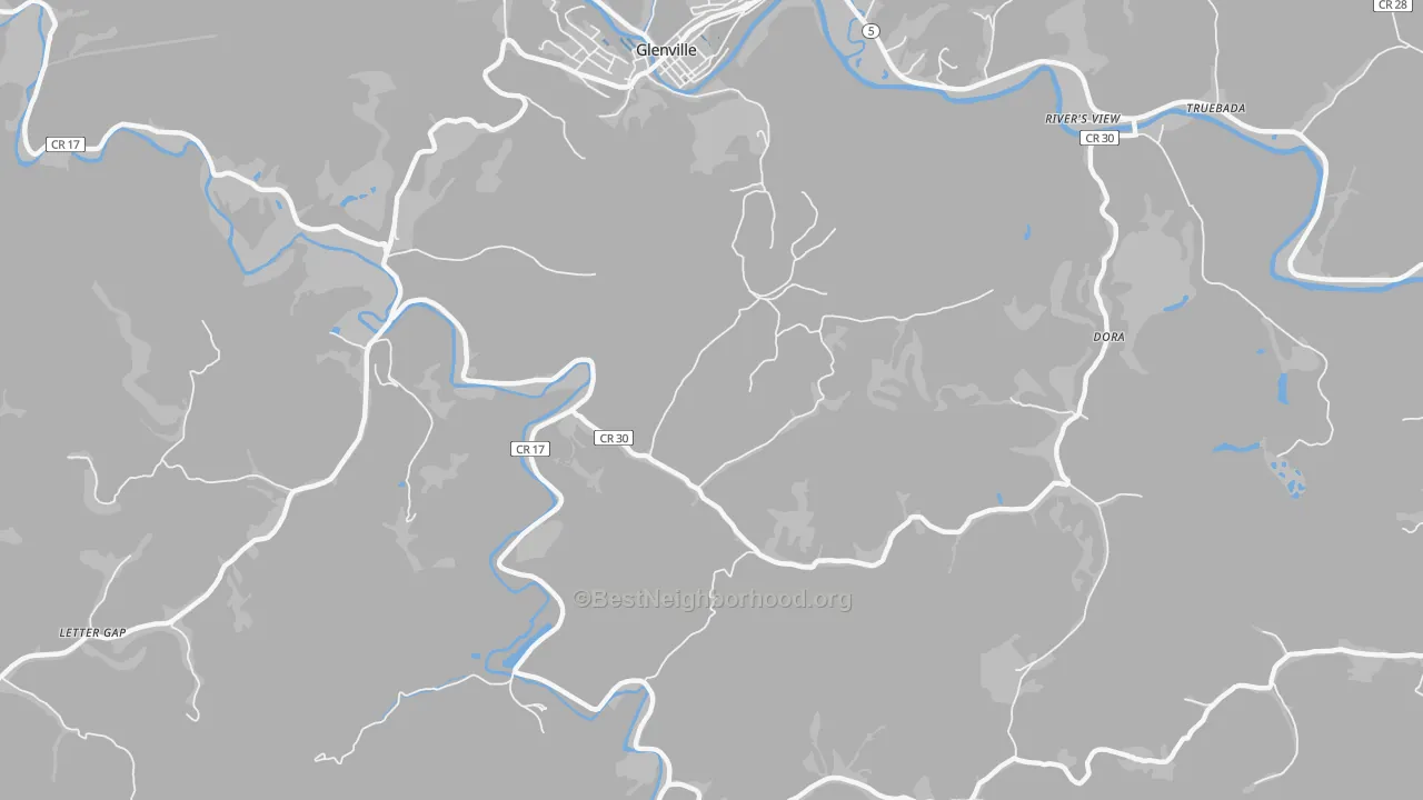 Transit Grade map of Lockney, WV