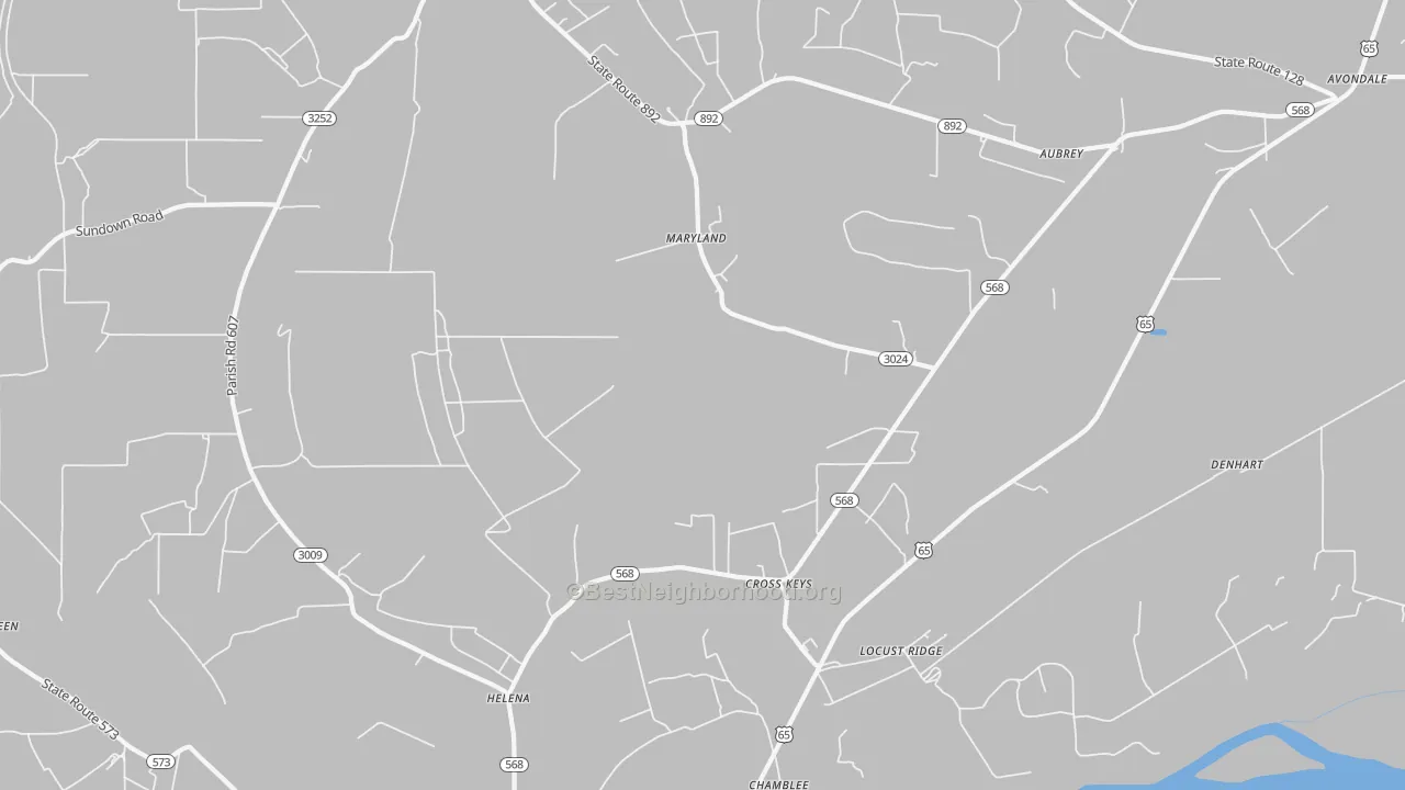 Transit Grade map of Locust Ridge, LA