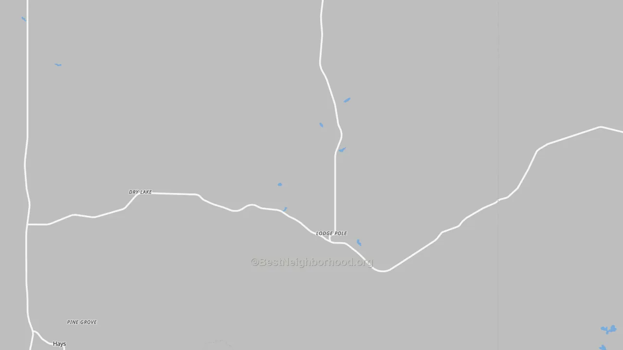 Transit Grade map of Lodge Pole, MT