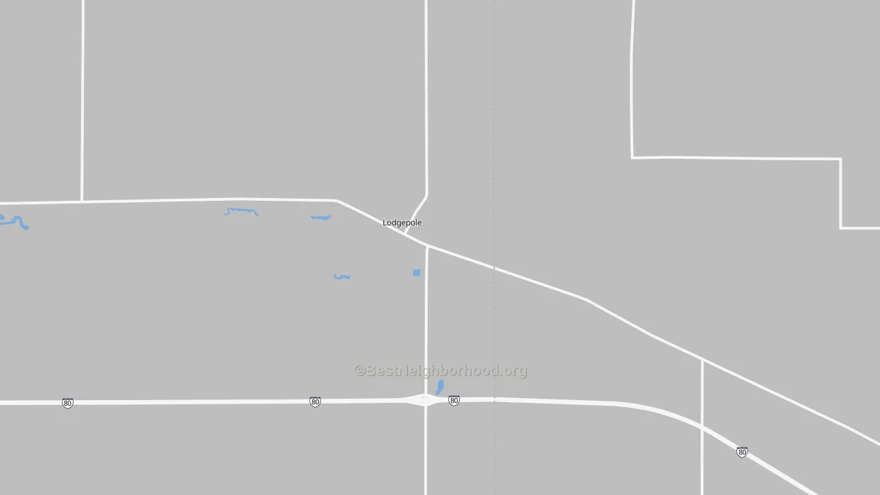 Transit Grade map of Lodgepole, NE