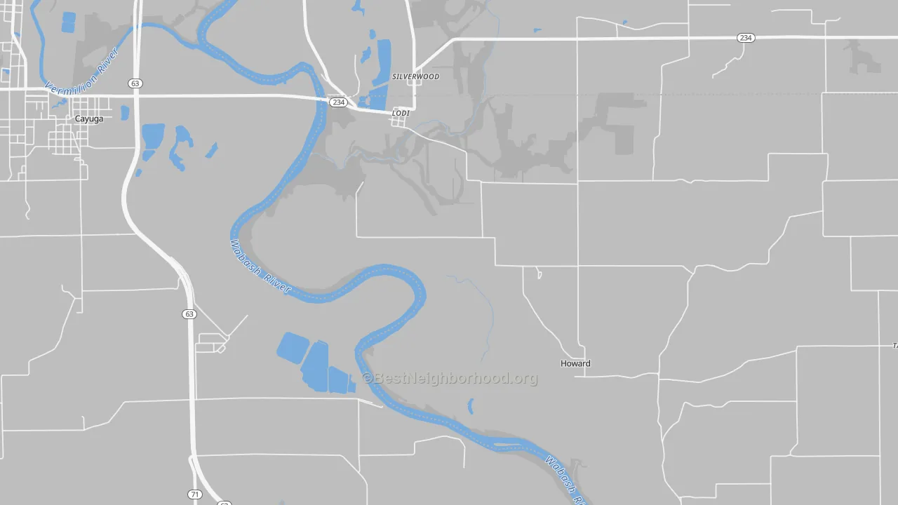Transit Grade map of Lodi, IN
