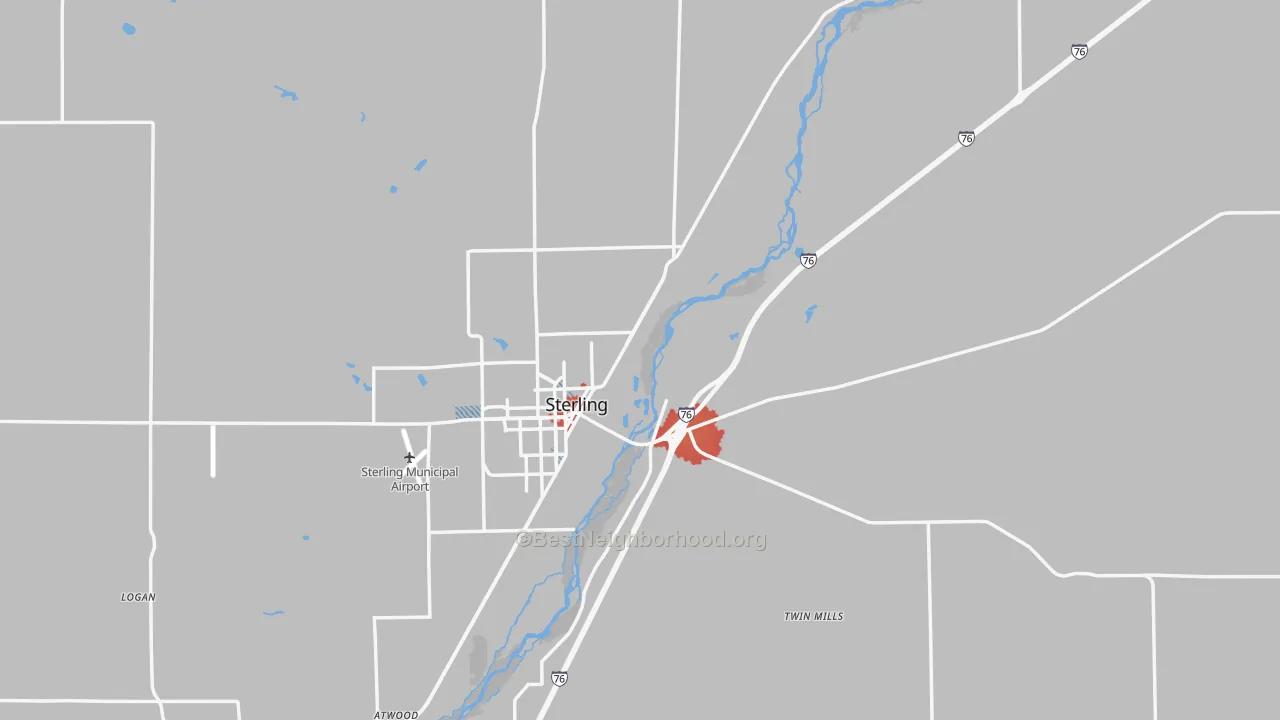 Transit Grade map of Logan County, CO
