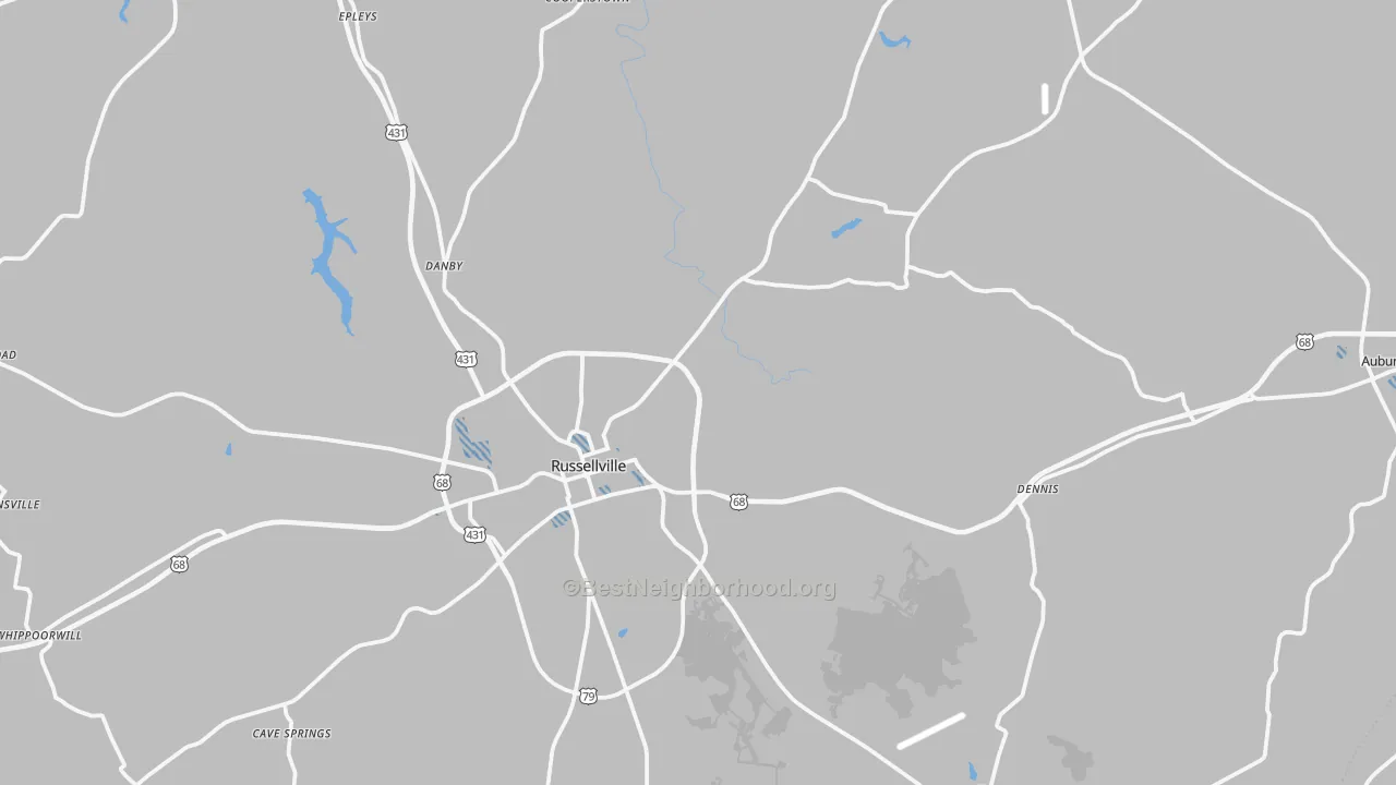 Transit Grade map of Logan County, KY
