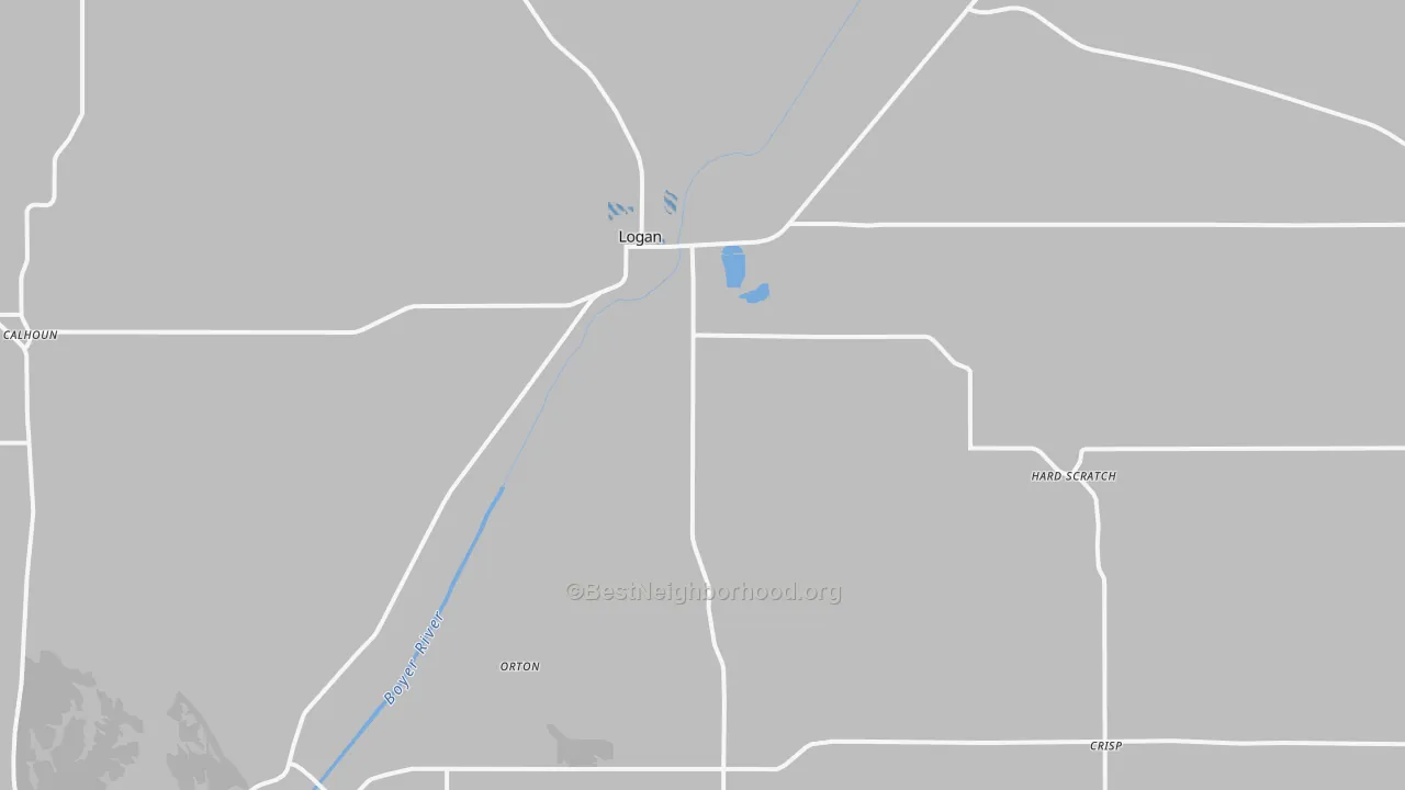 Transit Grade map of Logan, IA