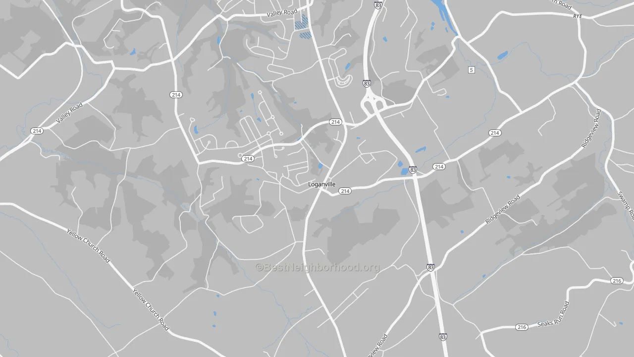Transit Grade map of Loganville, PA