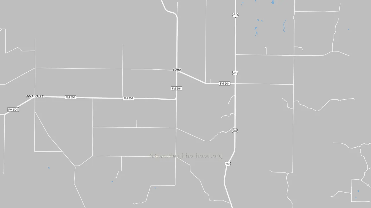 Transit Grade map of Lohn, TX