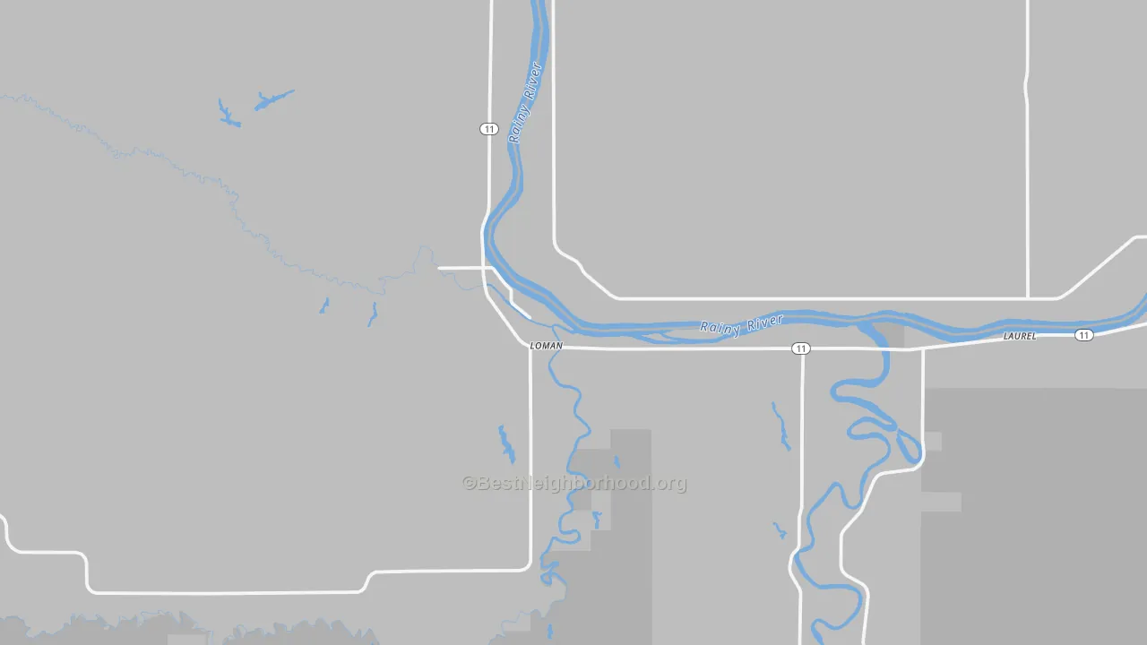 Transit Grade map of Loman, MN