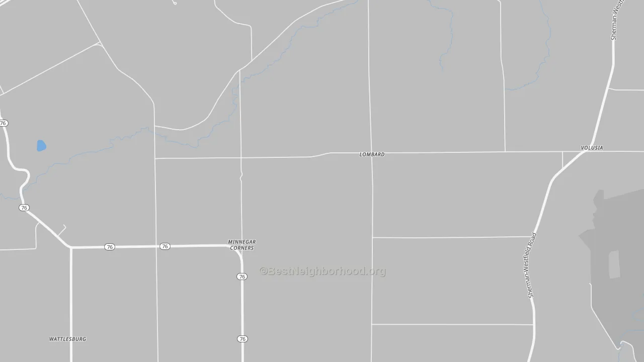Transit Grade map of Lombard, NY