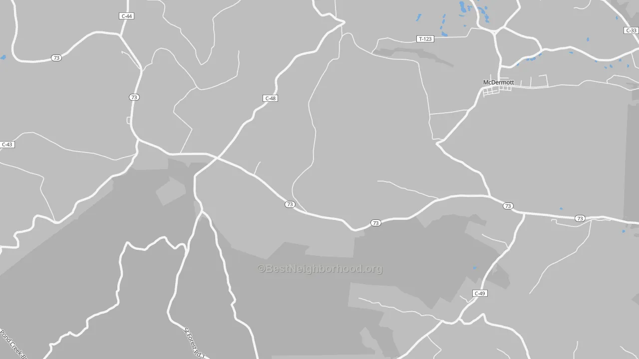 Transit Grade map of Lombardsville, OH