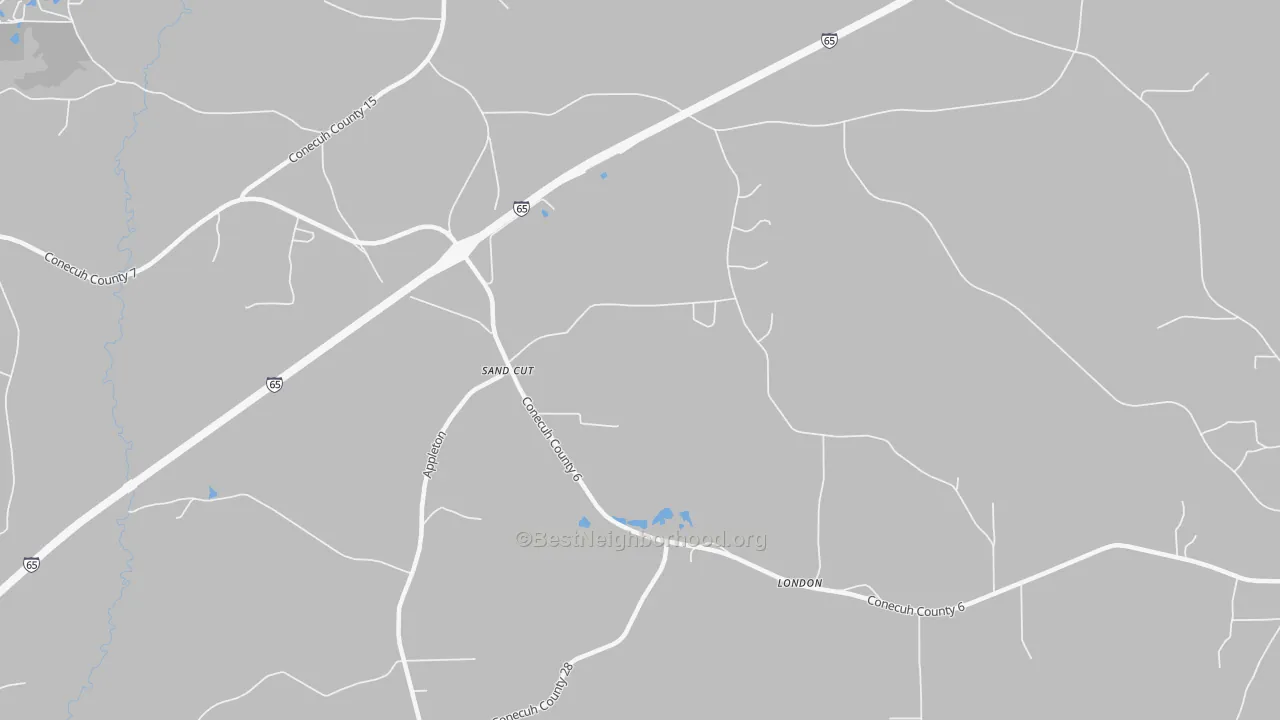 Transit Grade map of London, AL