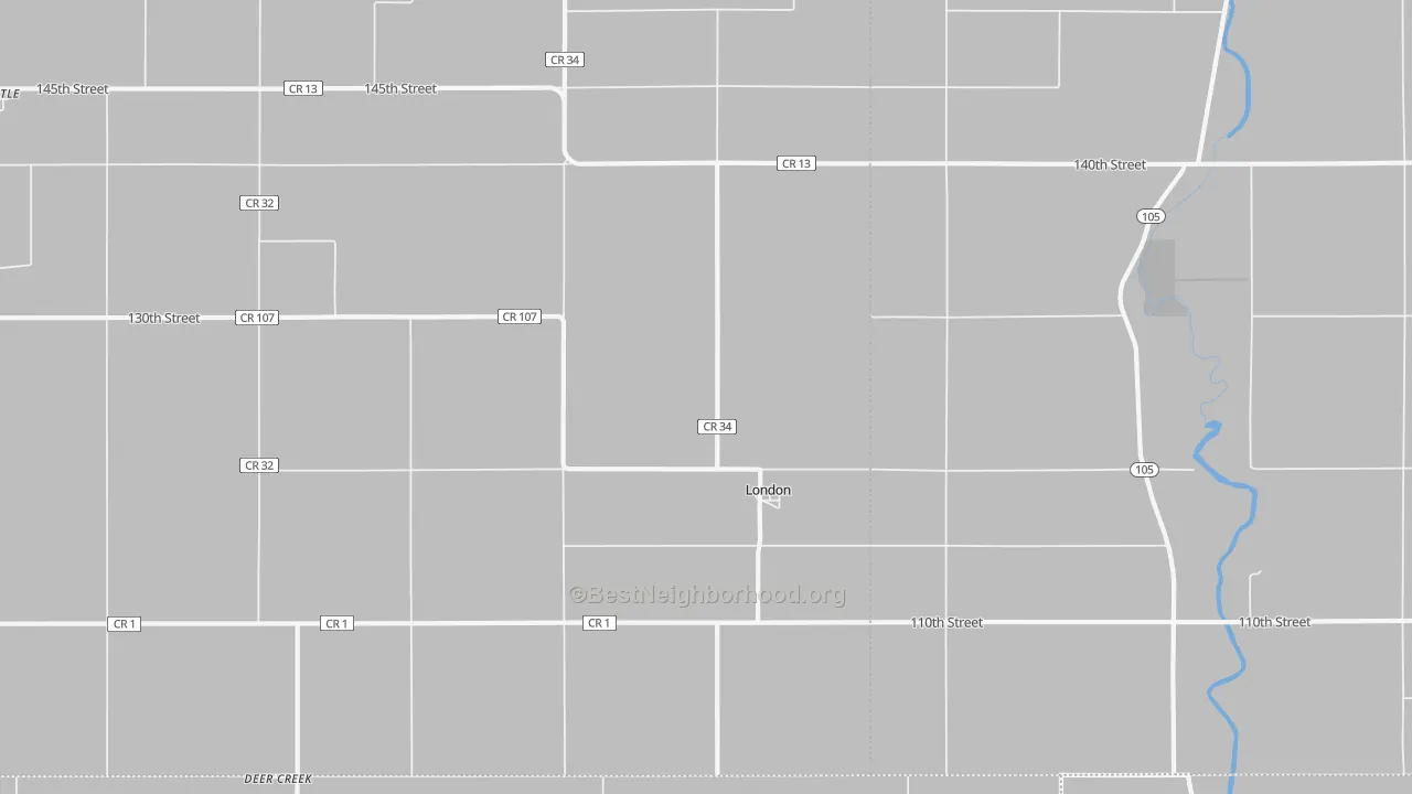 Transit Grade map of London, MN