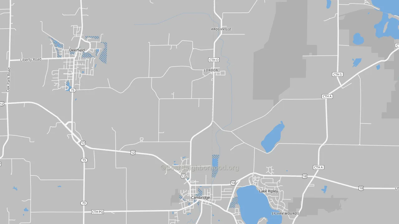 Transit Grade map of London, WI
