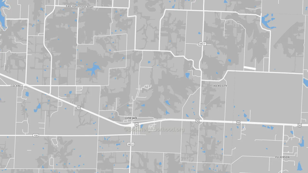 Transit Grade map of Lone Jack, MO