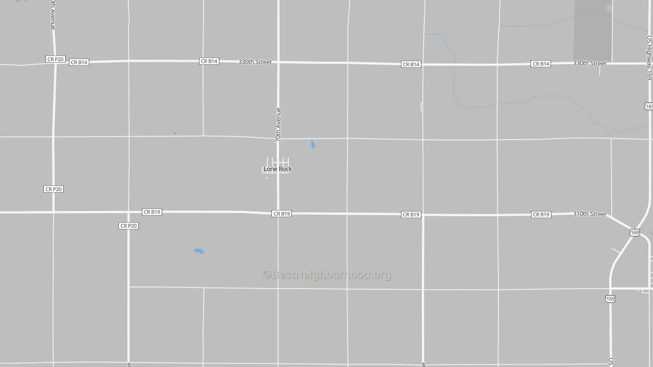 Transit Grade map of Lone Rock, IA