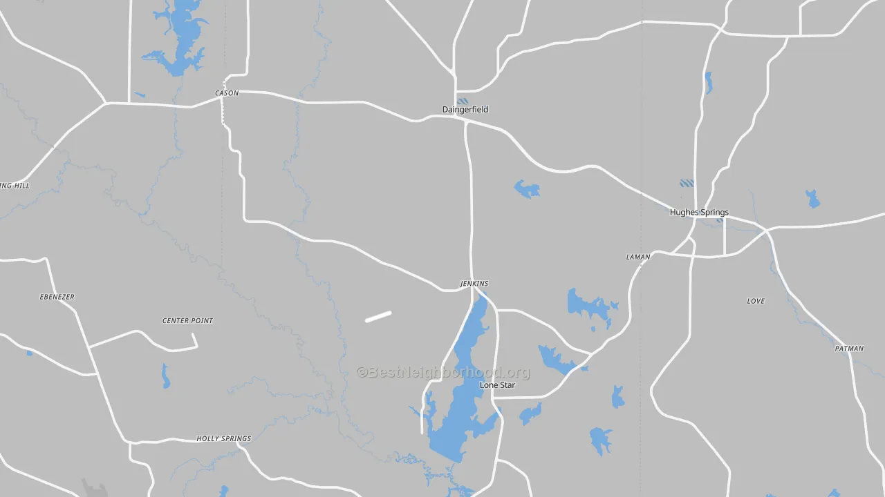 Transit Grade map of Lone Star, TX