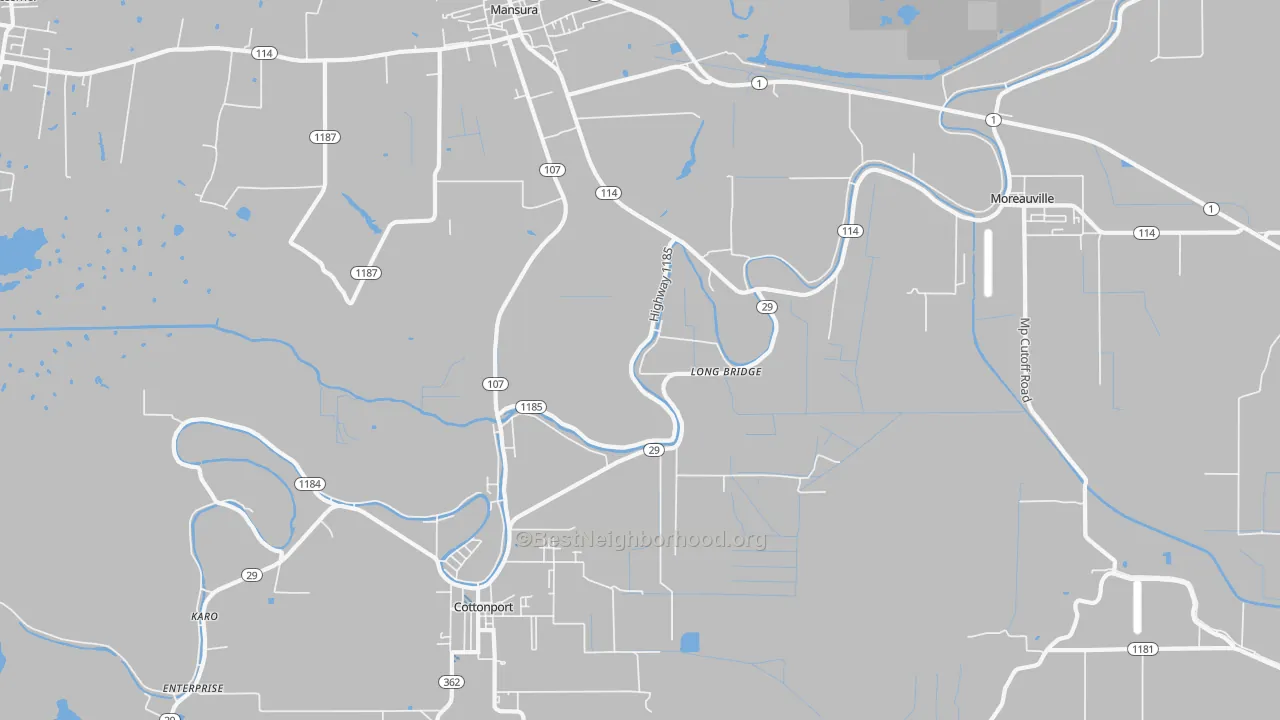Transit Grade map of Long Bridge, LA
