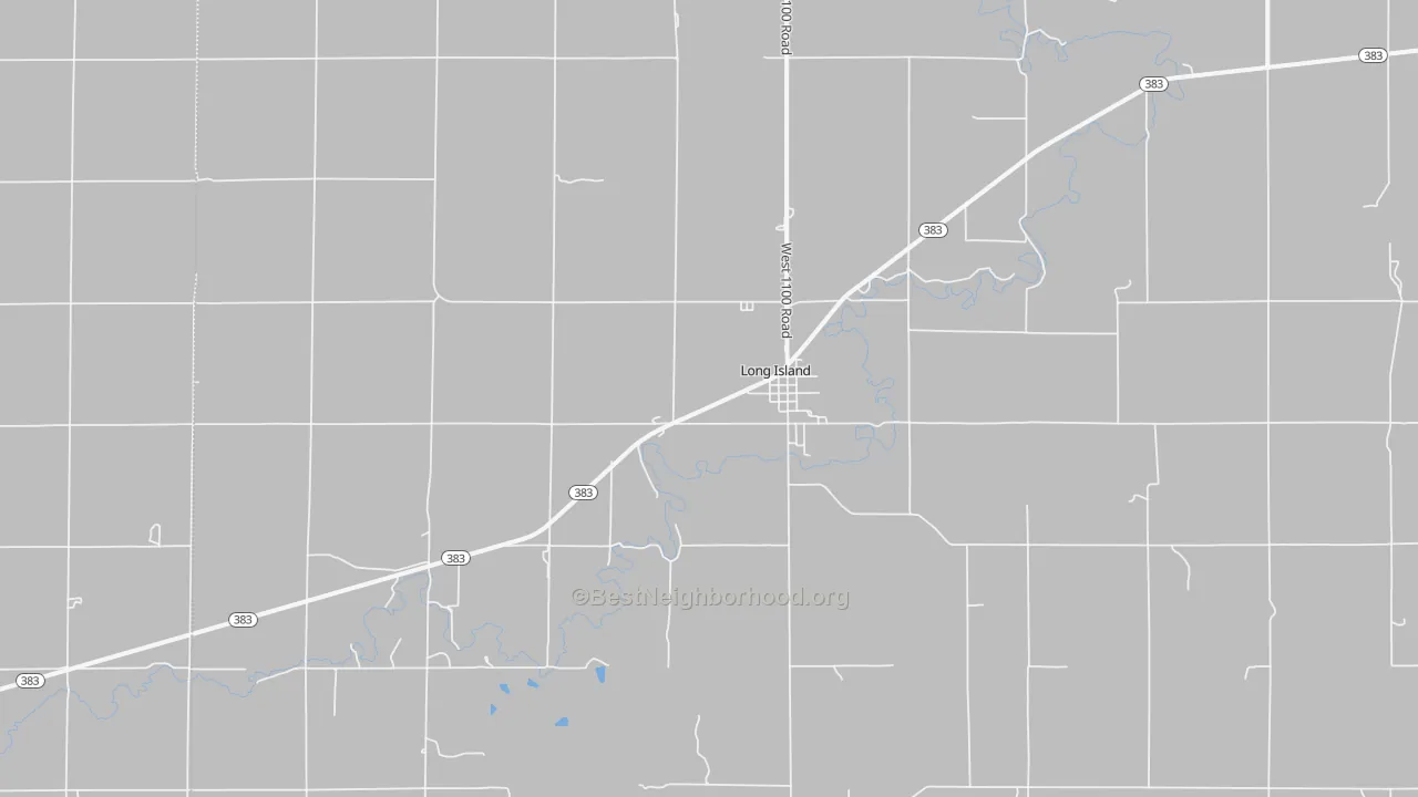 Transit Grade map of Long Island, KS