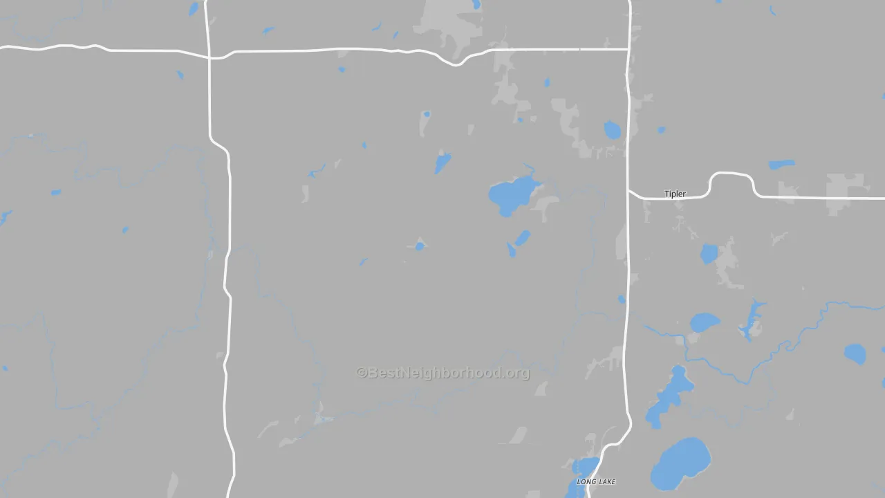 Transit Grade map of Long Lake, WI