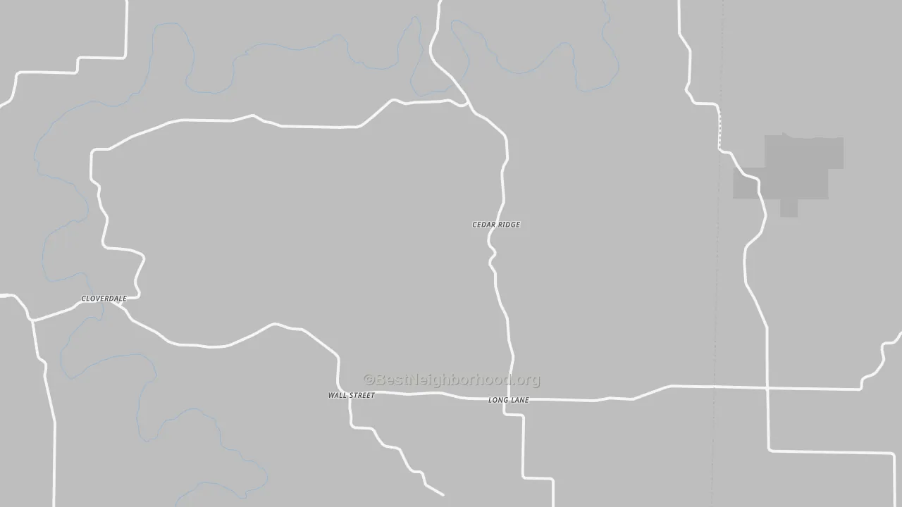 Transit Grade map of Long Lane, MO