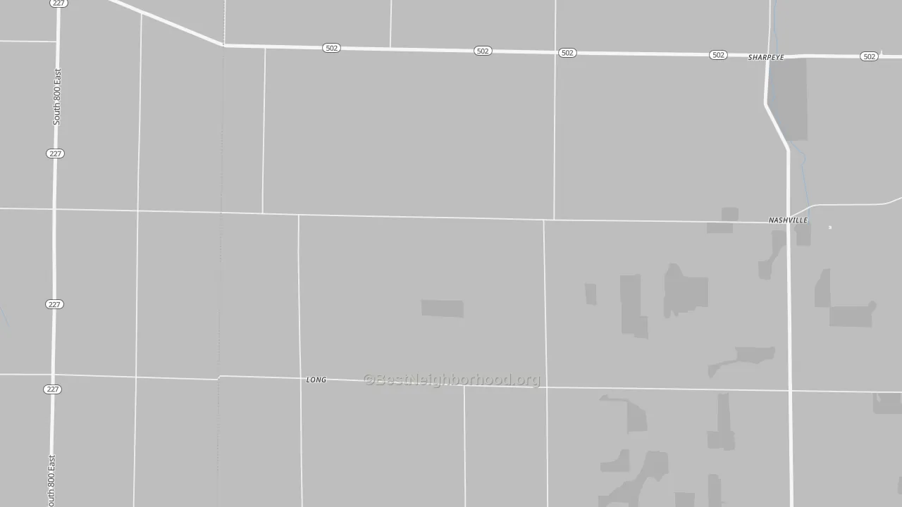 Transit Grade map of Long, OH