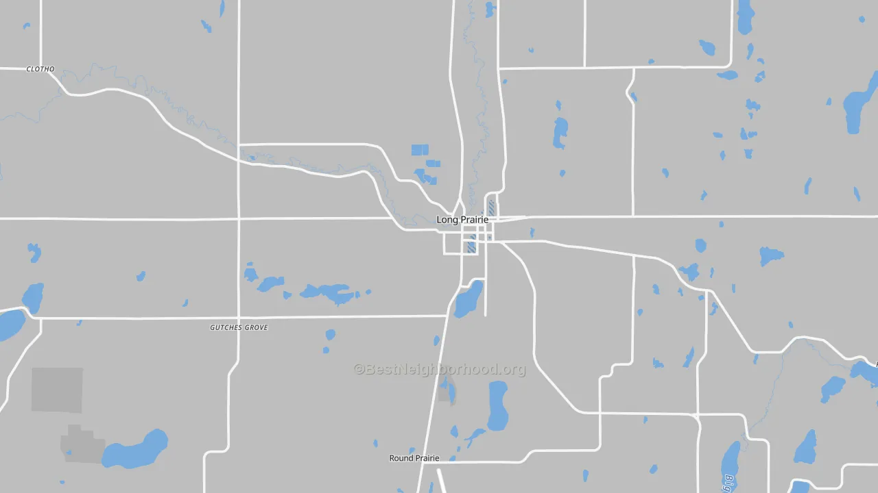 Transit Grade map of Long Prairie, MN