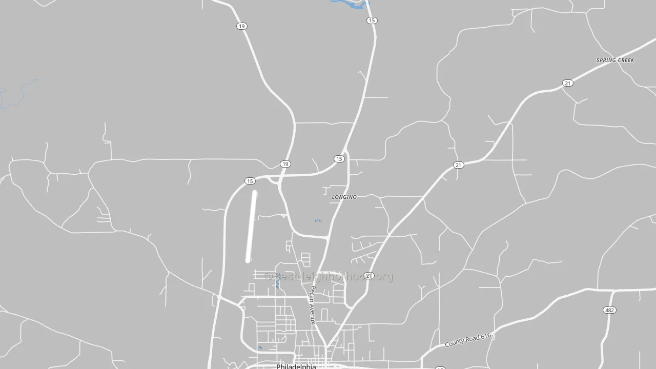 Transit Grade map of Longino, MS