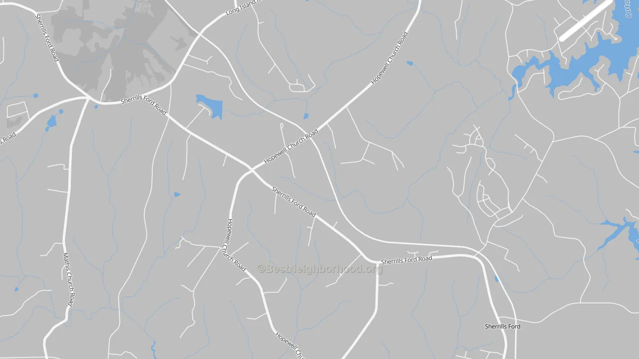 Transit Grade map of Longisland, NC