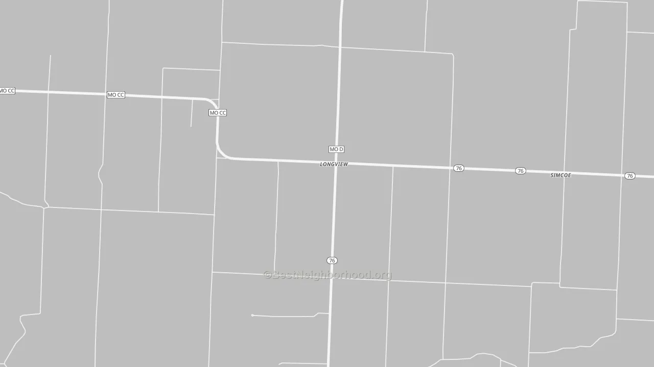 Transit Grade map of Longview, MO
