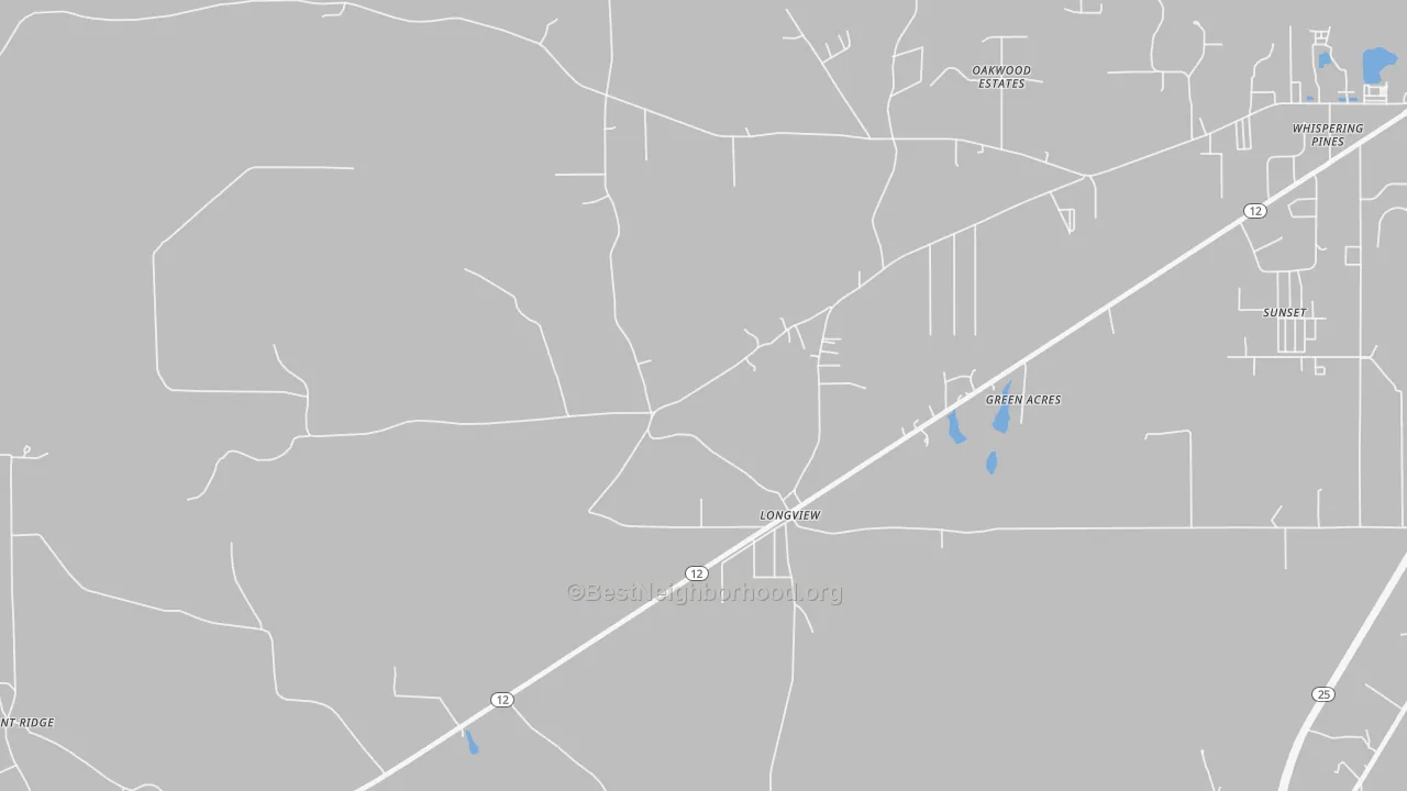 Transit Grade map of Longview, MS