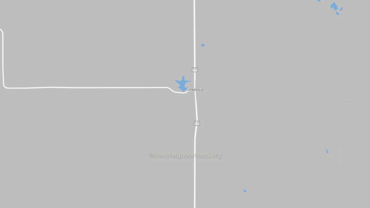 Transit Grade map of Longville, LA
