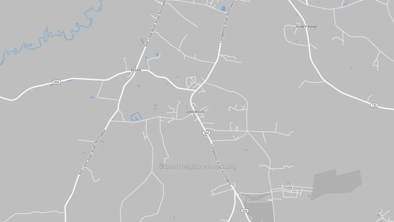 Transit Grade map of Longwood, NC