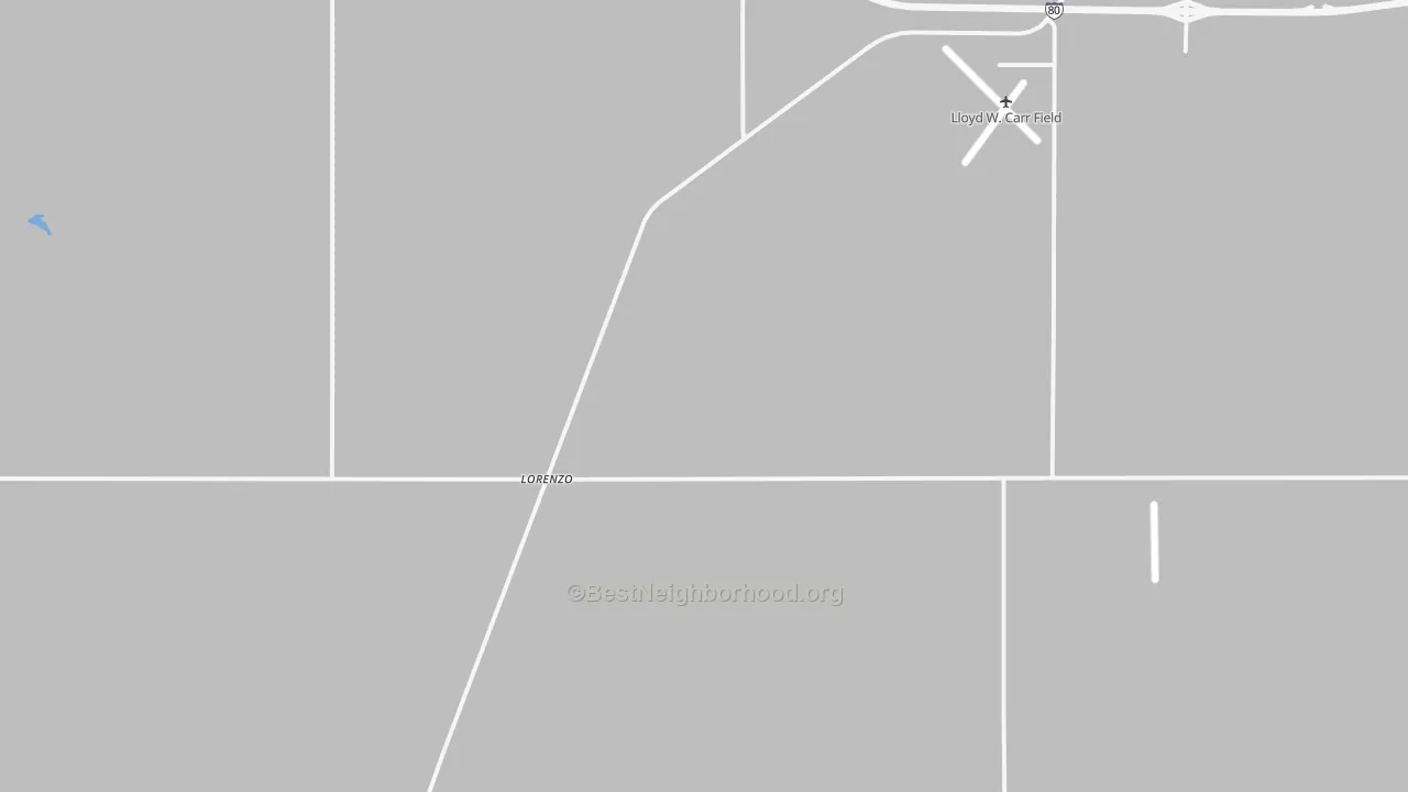 Transit Grade map of Lorenzo, NE