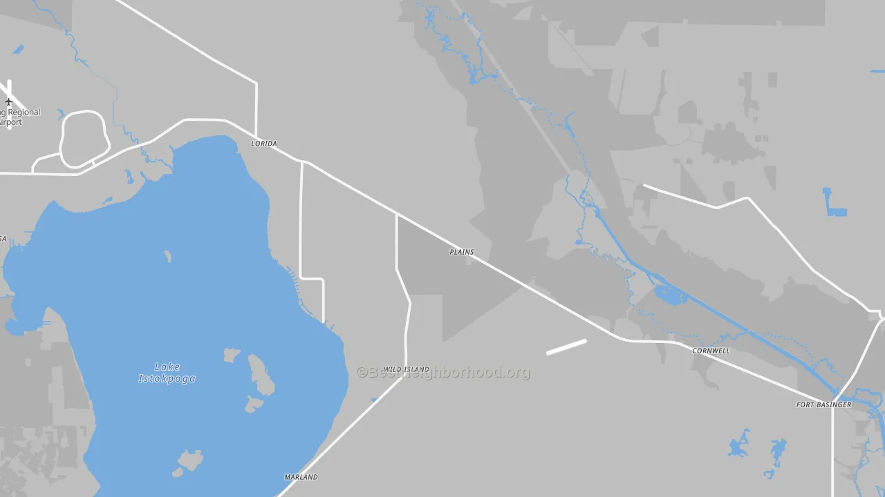 Transit Grade map of Lorida, FL
