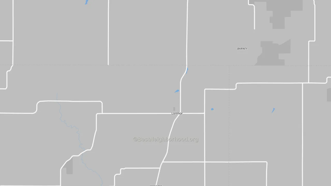 Transit Grade map of Lorimor, IA