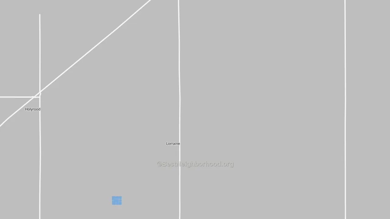 Transit Grade map of Lorraine, KS