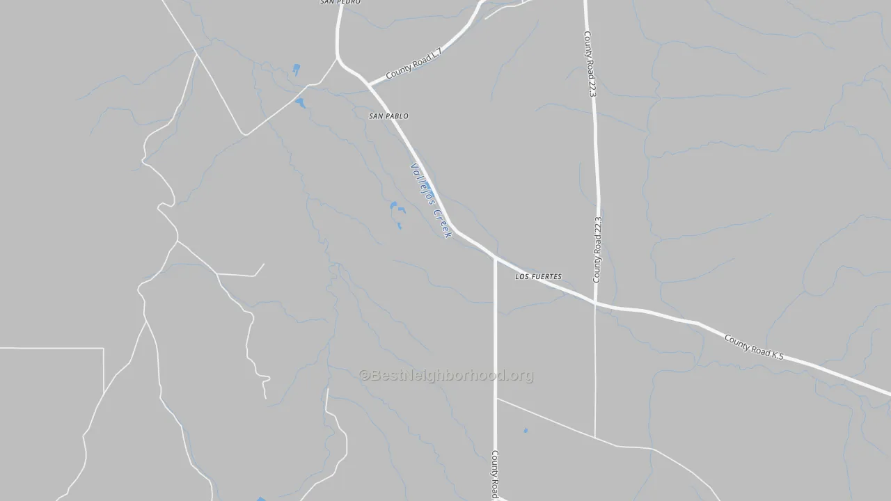 Transit Grade map of Los Fuertes, CO
