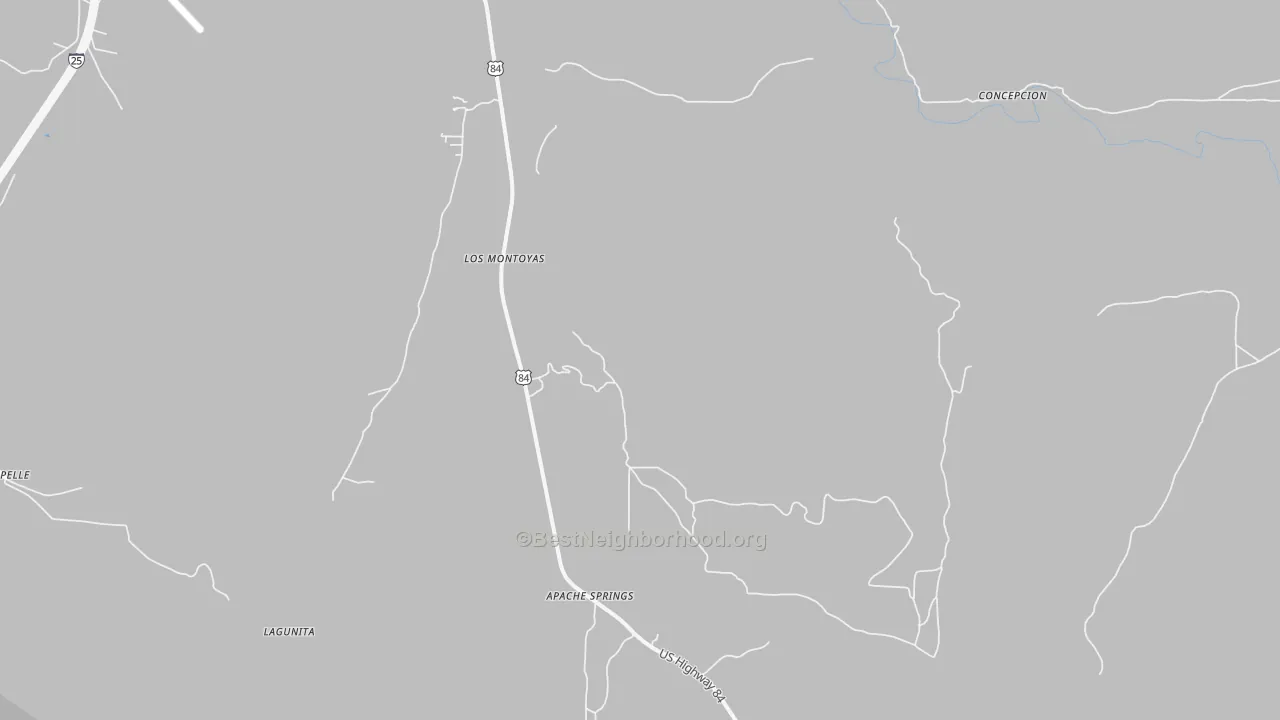 Transit Grade map of Los Montoyas, NM