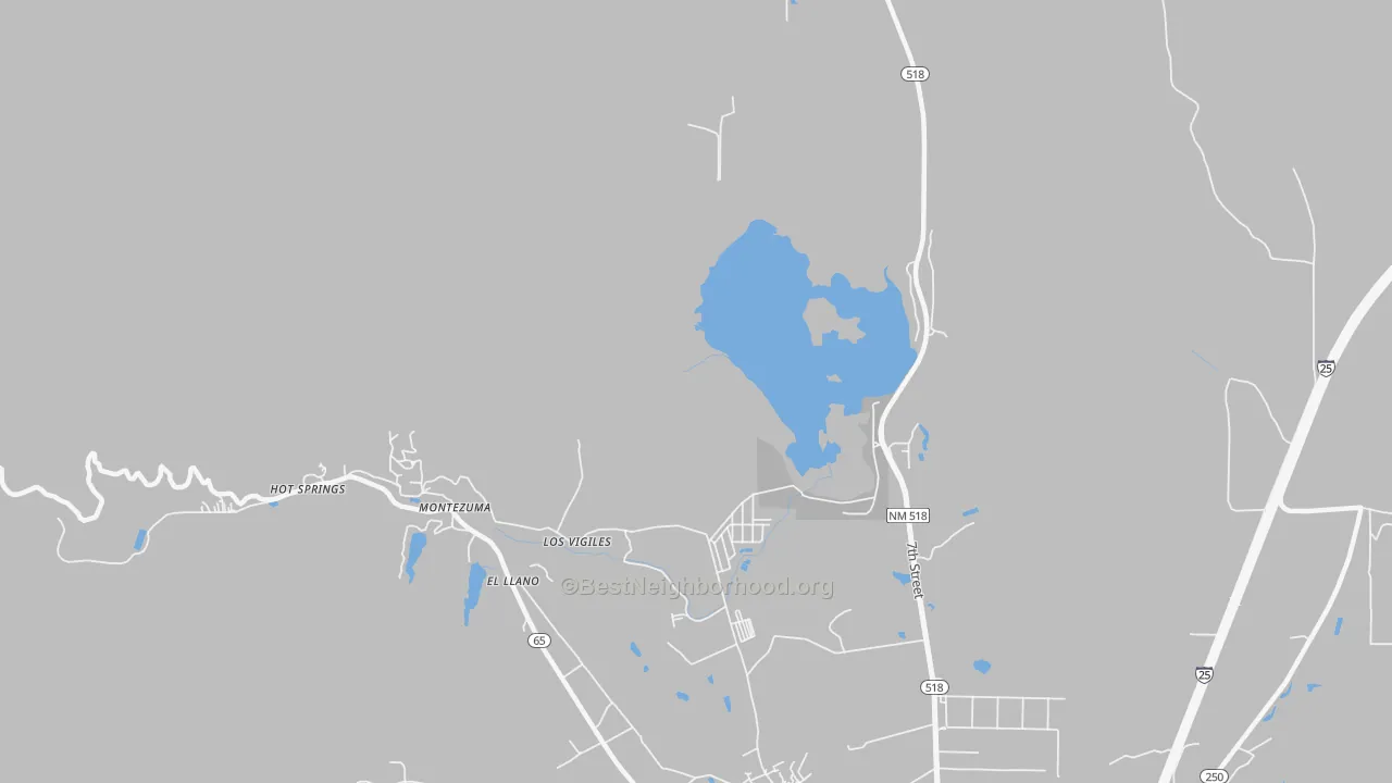 Transit Grade map of Los Vigiles, NM