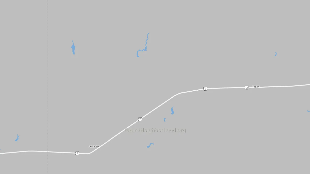 Transit Grade map of Lothair, MT