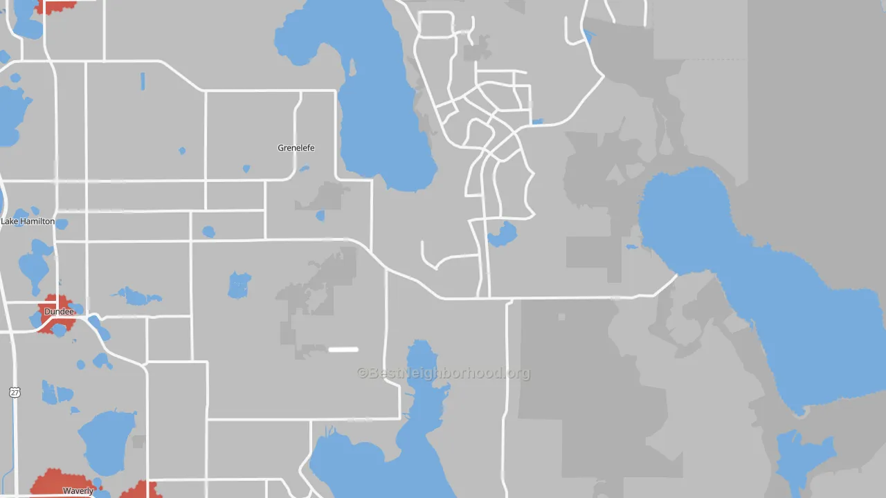Transit Grade map of Loughman, FL
