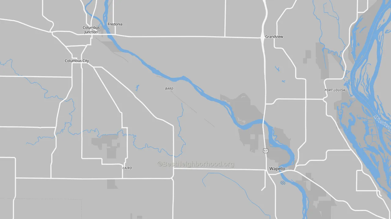 Transit Grade map of Louisa County, IA