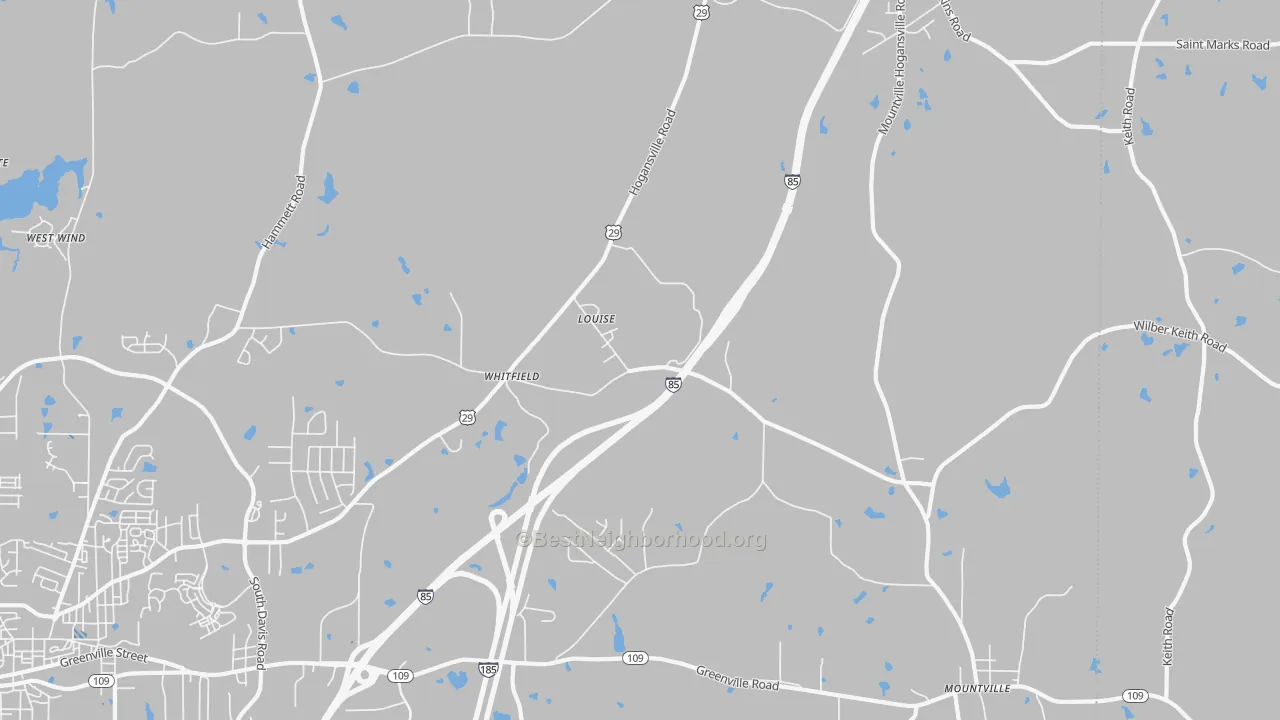 Transit Grade map of Louise, GA