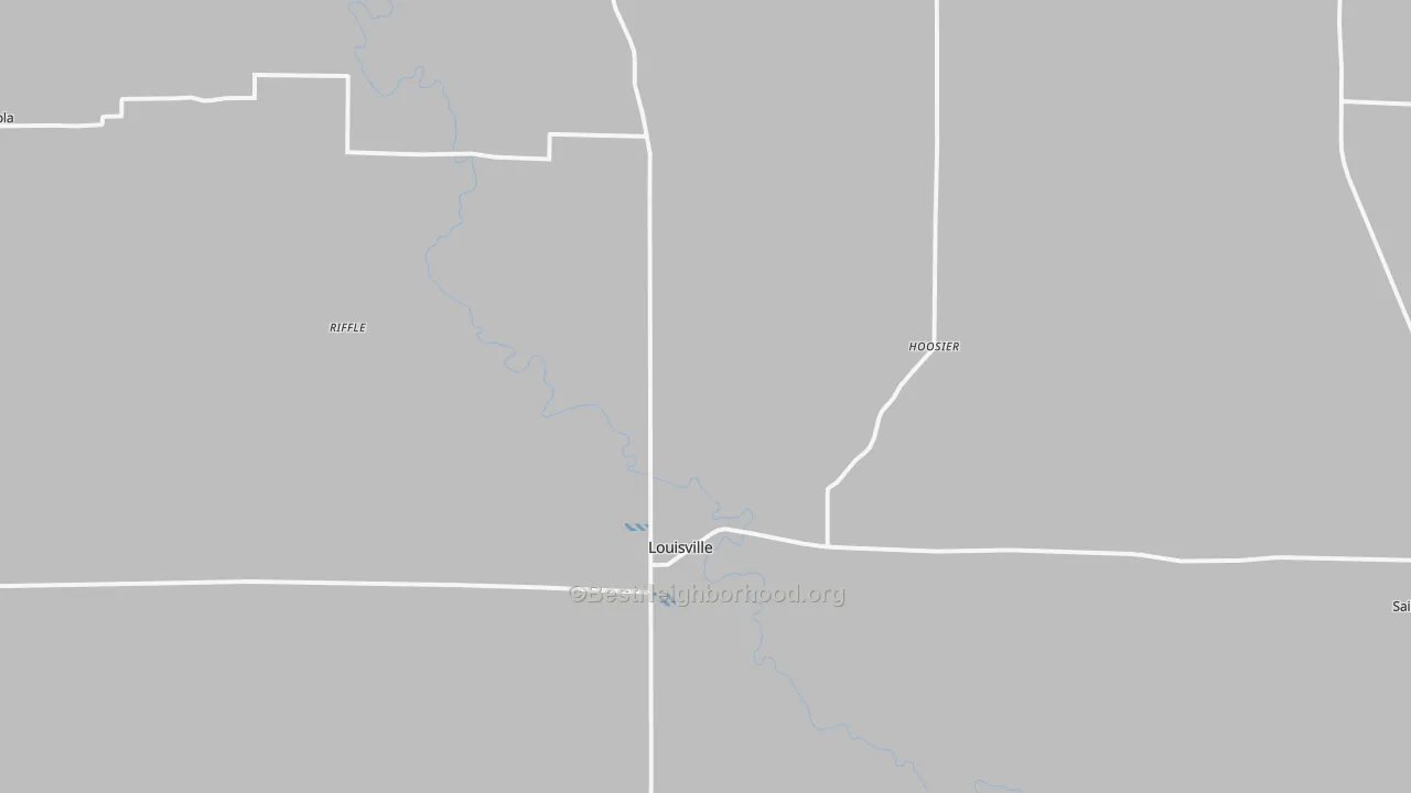 Transit Grade map of Louisville, IL