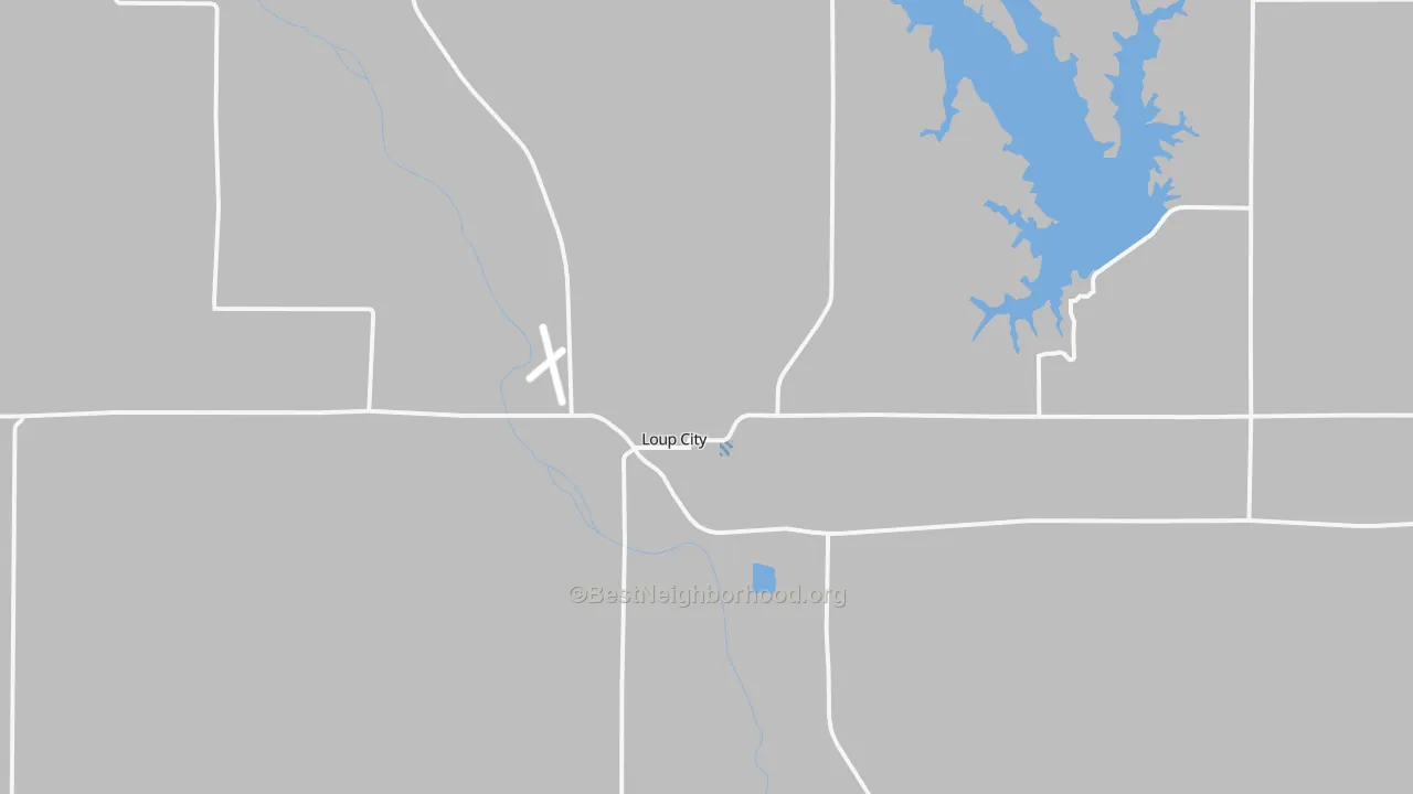 Transit Grade map of Loup City, NE