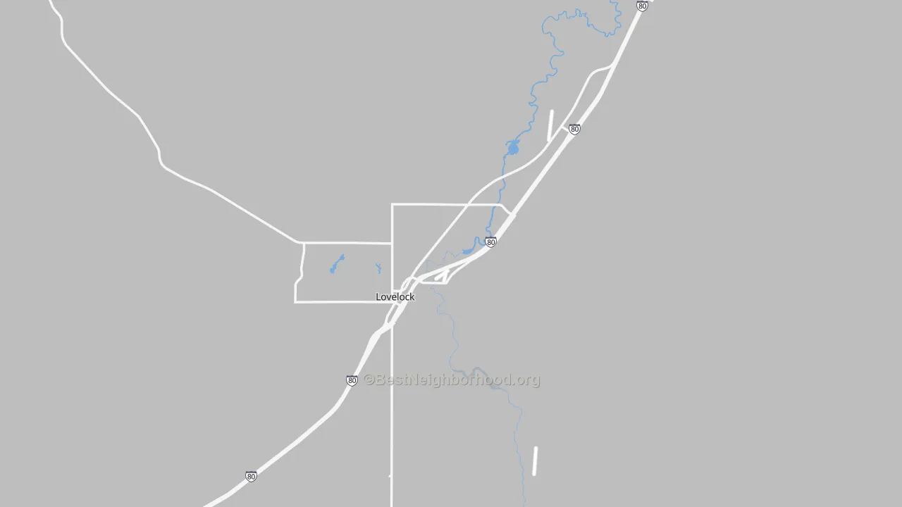 Transit Grade map of Lovelock, NV