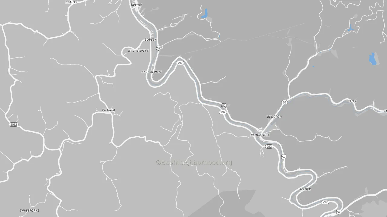 Transit Grade map of Lovely, KY