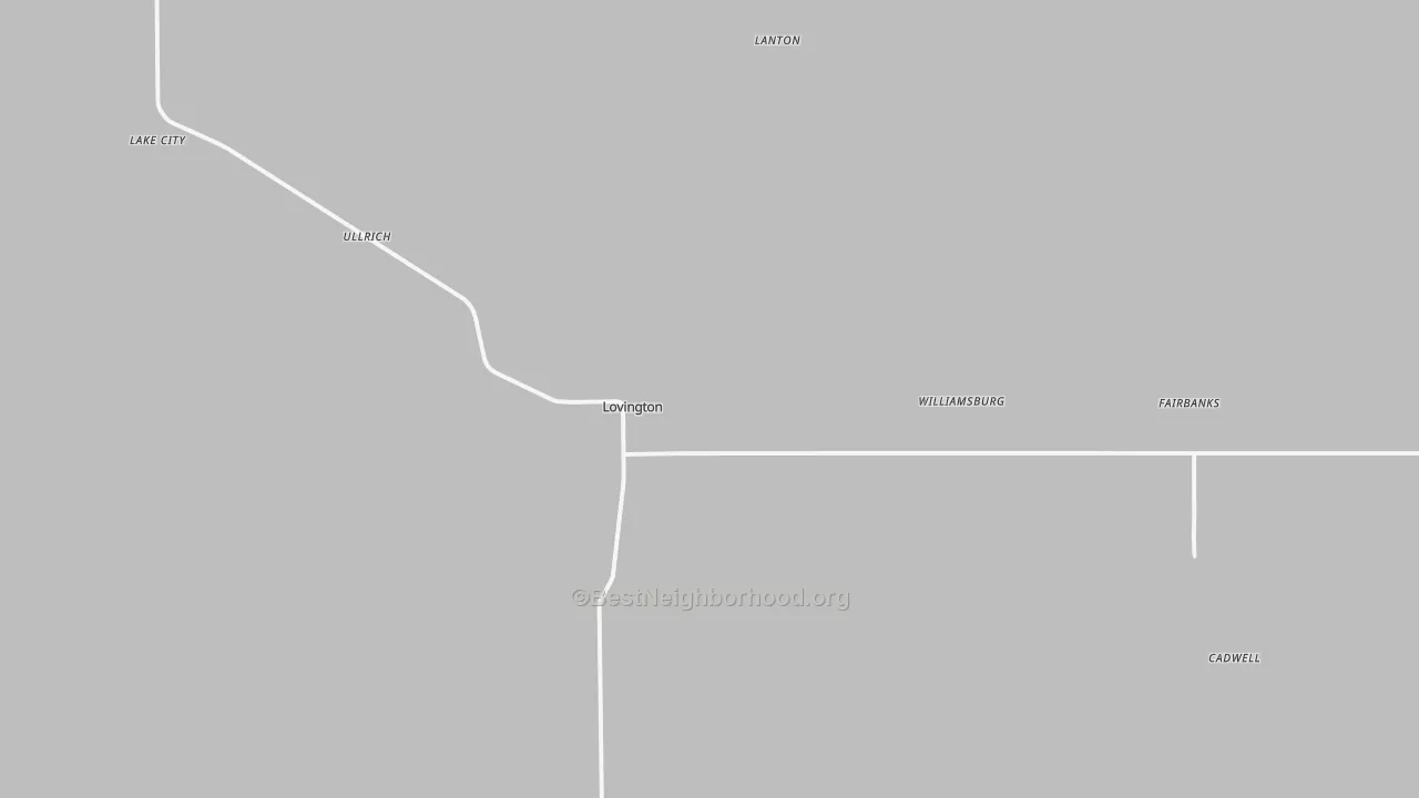 Transit Grade map of Lovington, IL