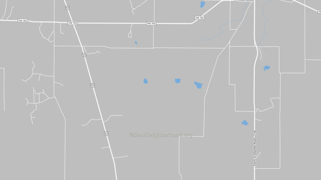 Transit Grade map of Lowake, TX