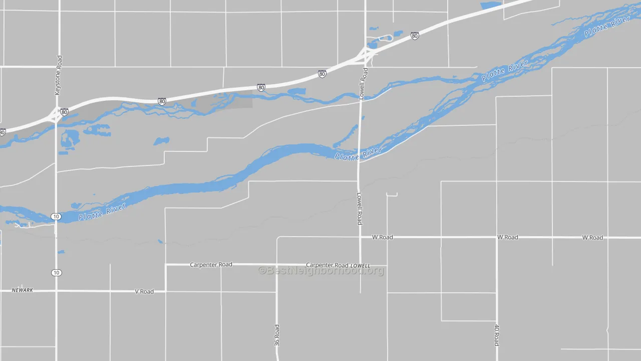 Transit Grade map of Lowell, NE